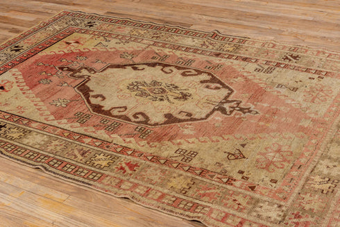 Antique Oushak Area Rug (5' x 8')